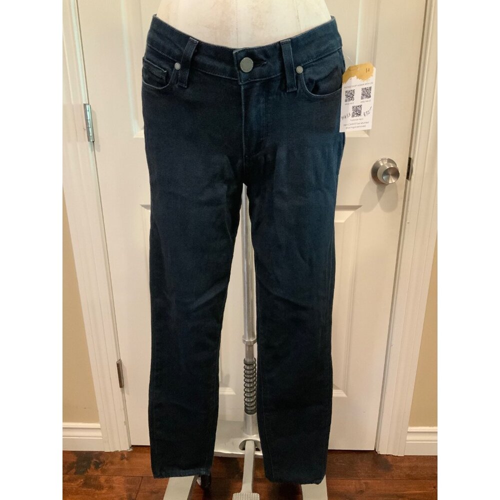 Paige Dark Wash "Verdugo Ankle" Blue Jeans, Size 27